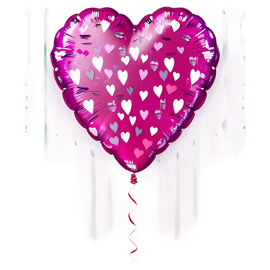 Heart Balloon Banner Png 4 PNG image