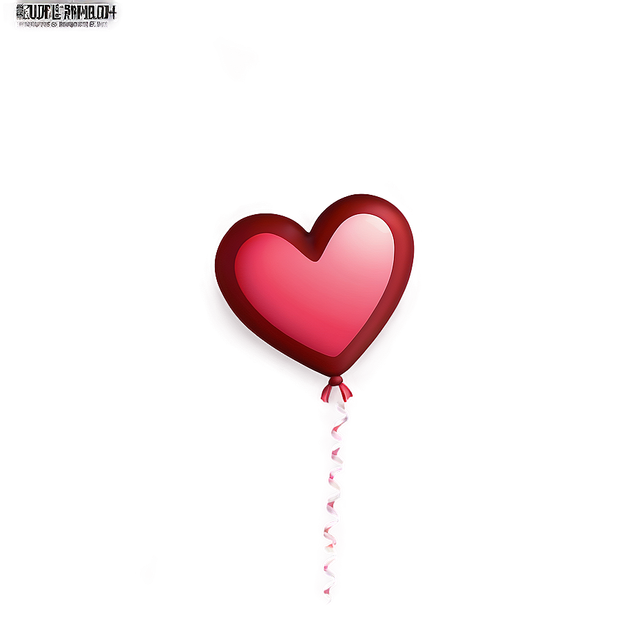 Heart Balloon Gift Png 9 PNG image