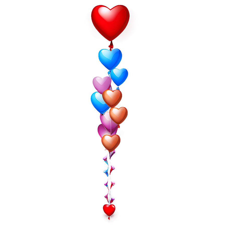 Heart Balloon In Sky Png Dnp PNG image