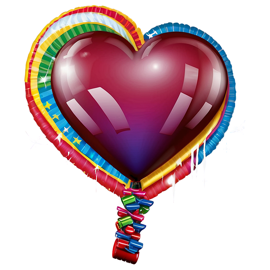 Heart Balloon Party Png 84 PNG image