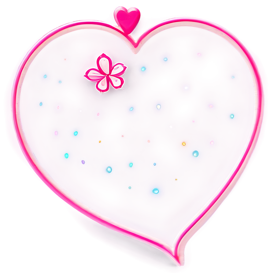 Heart Border For Engagement Png 5 PNG image