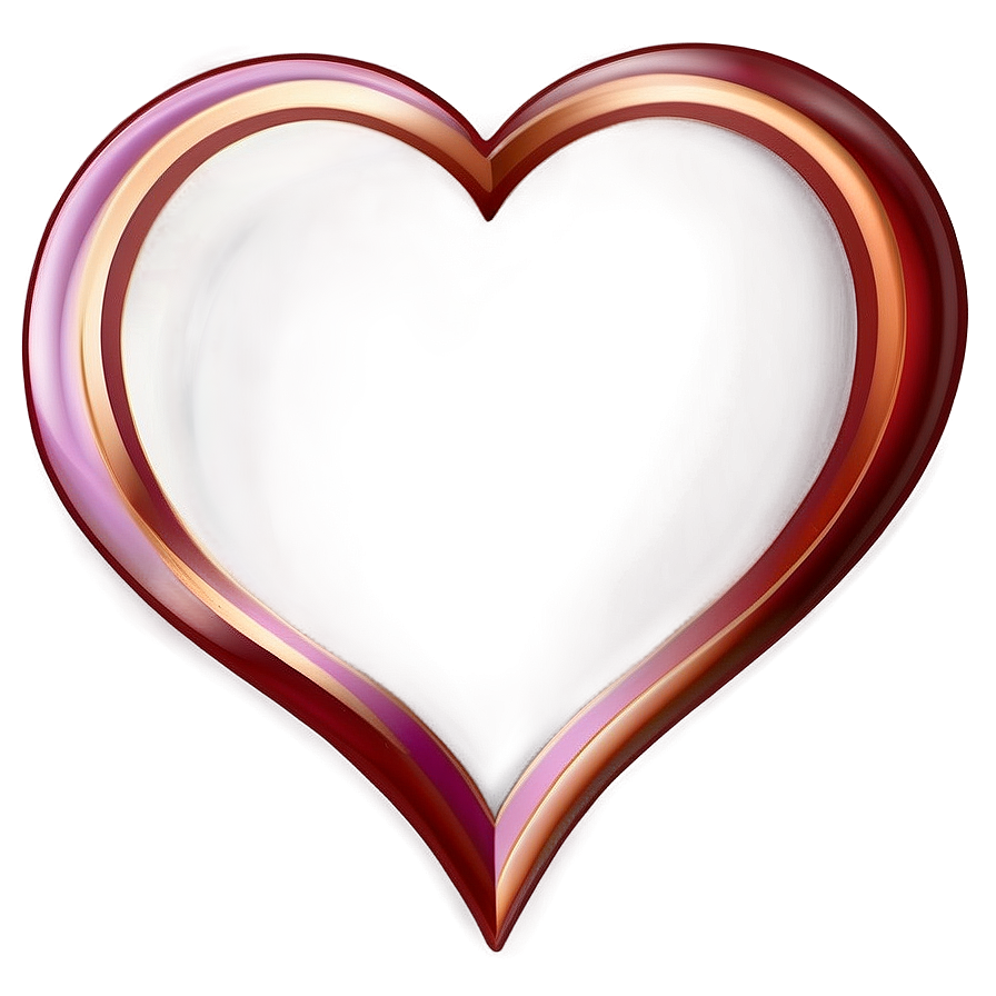 Heart Border Png Ecu88 PNG image