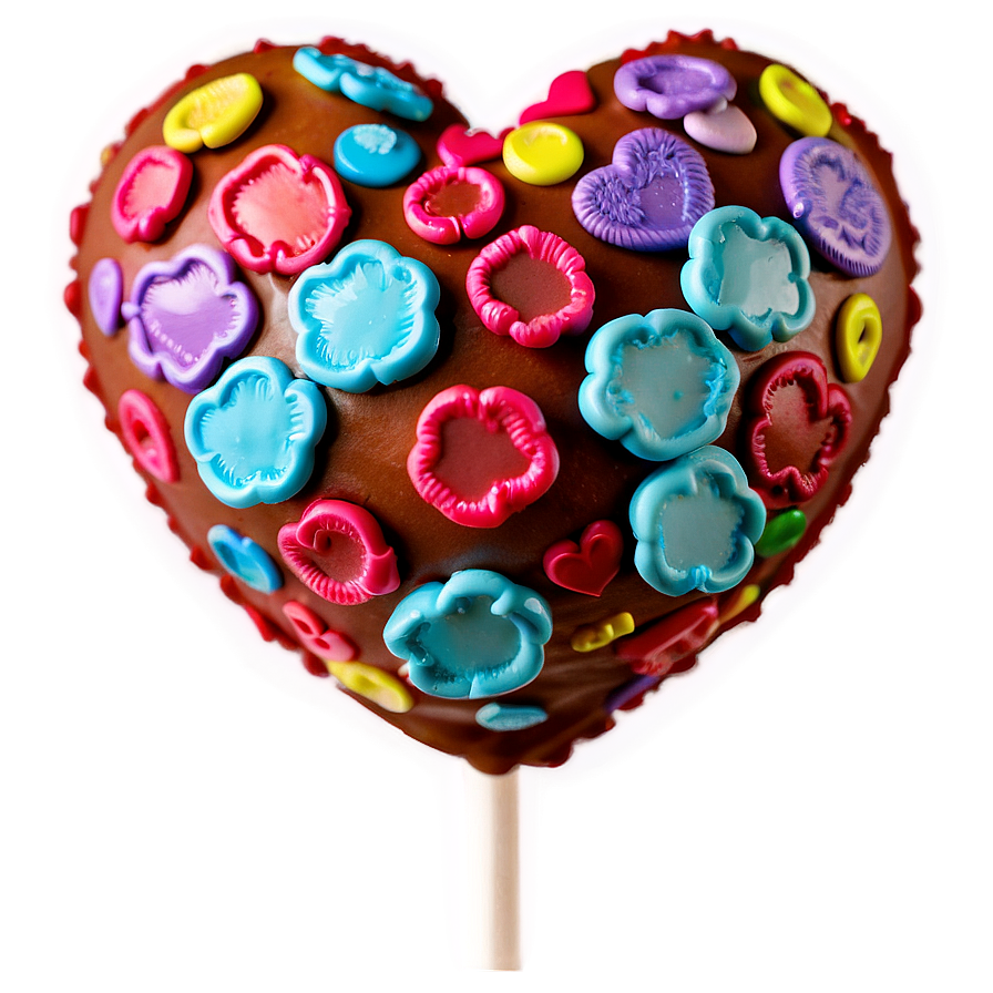 Heart Cake Pop Png Ywt43 PNG image