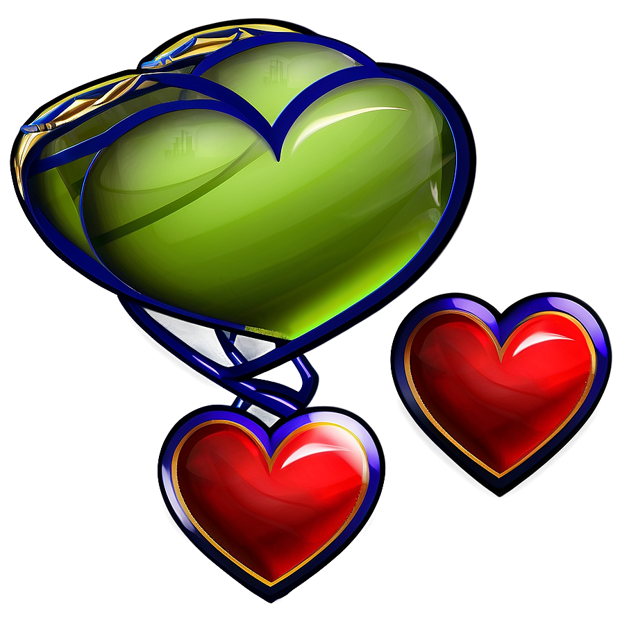 Heart Clipart Banner Png Opg PNG image