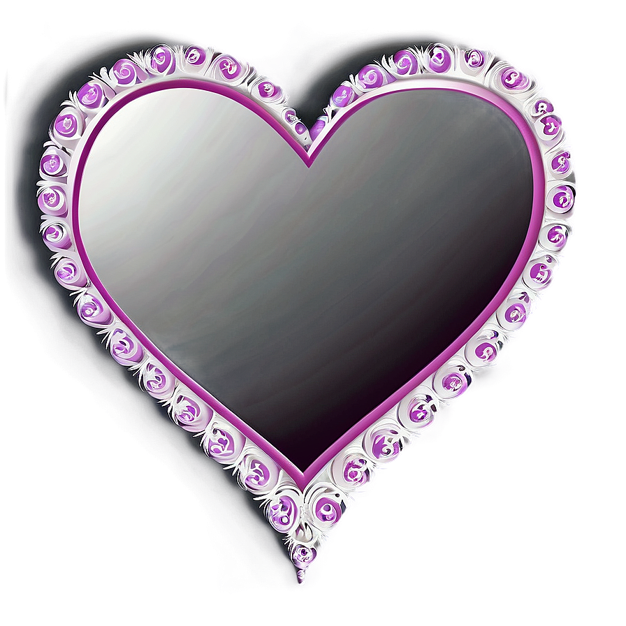 Heart Clipart Border Frame Png Ycv PNG image