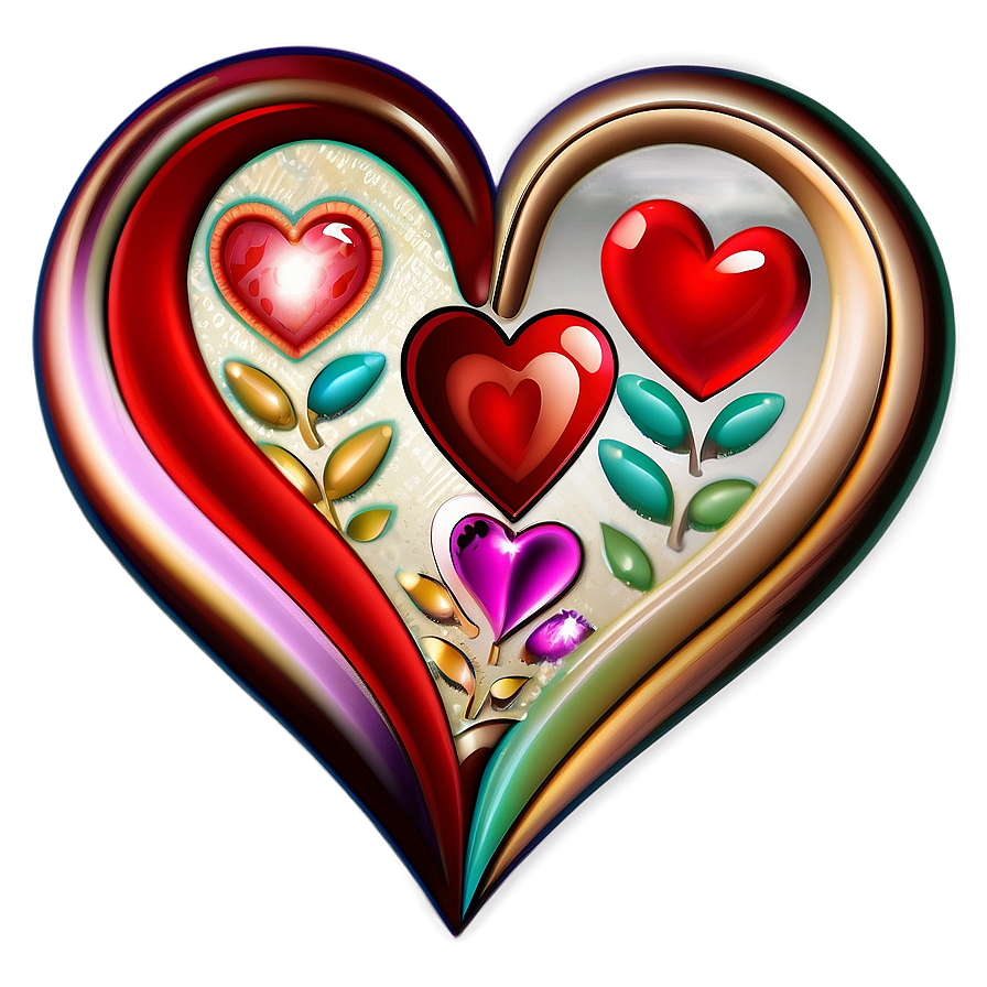 Heart Clipart For Greeting Cards Png 06132024 PNG image