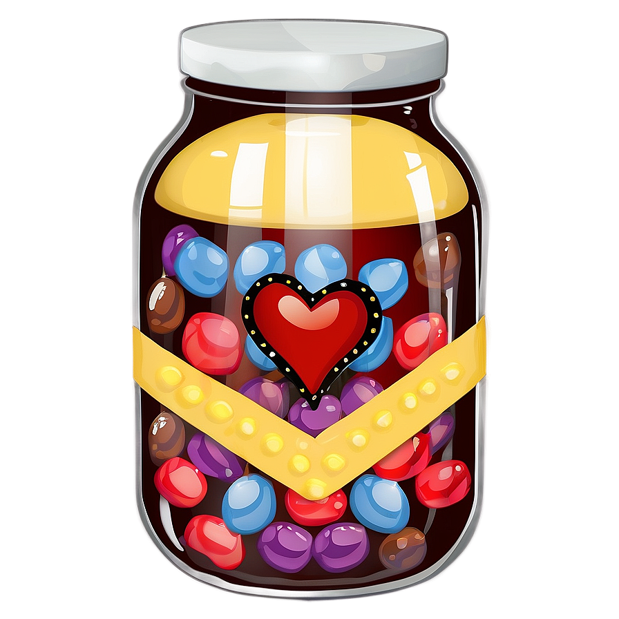 Heart Clipart In Jar Concept Png 05252024 PNG image