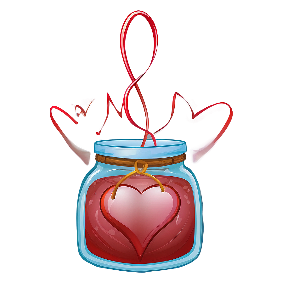 Heart Clipart In Jar Concept Png 05252024 PNG image