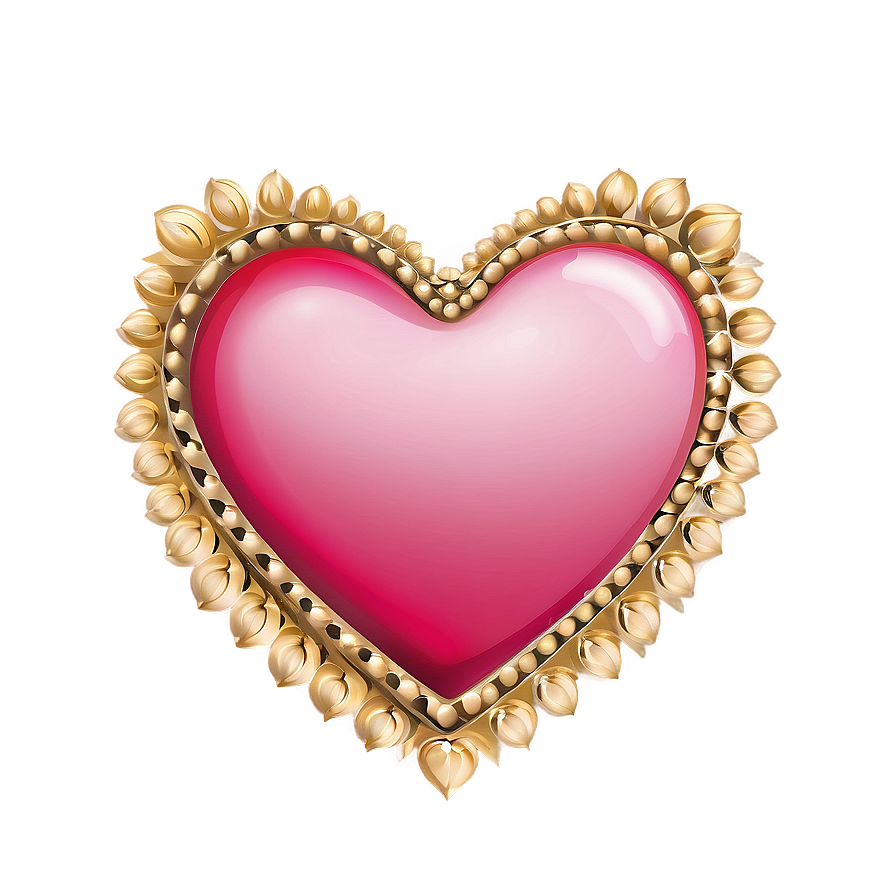 Heart Clipart With Banner Png Hno PNG image