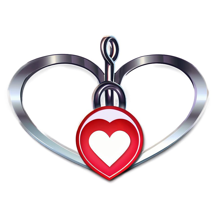 Heart Clipart With Banner Png Kwm PNG image