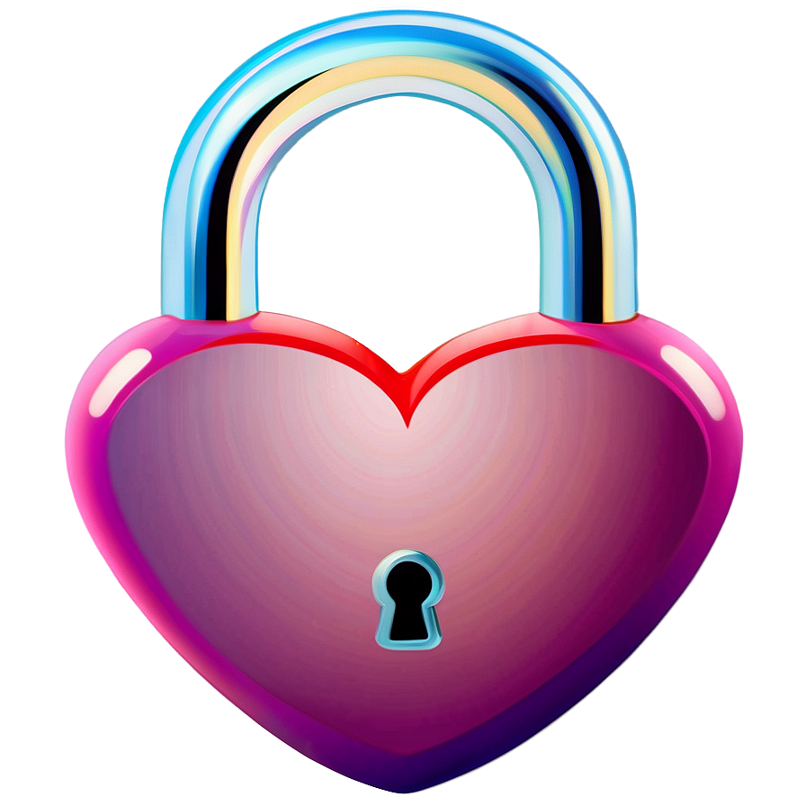 Heart Clipart With Lock Png Vvs PNG image