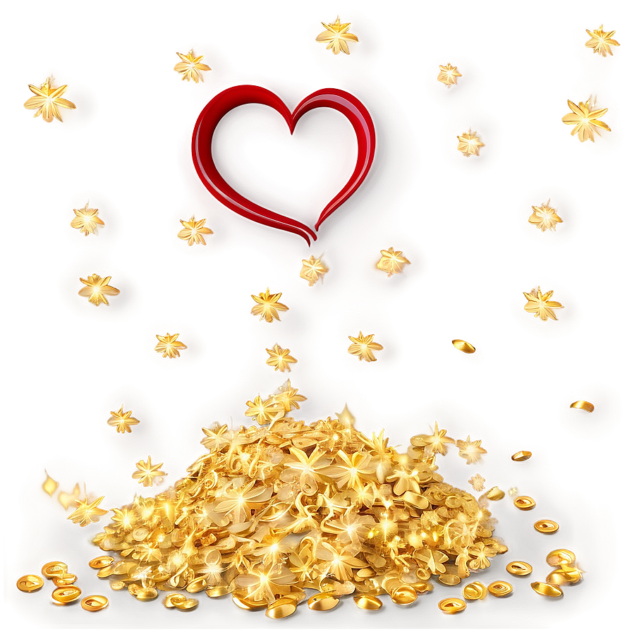 Heart Confetti Png 04292024 PNG image