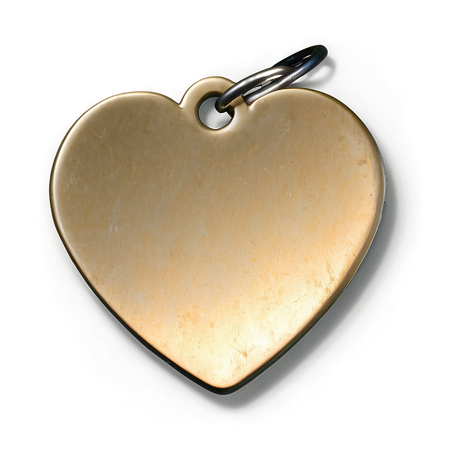 Heart Dog Tags Png 06212024 PNG image