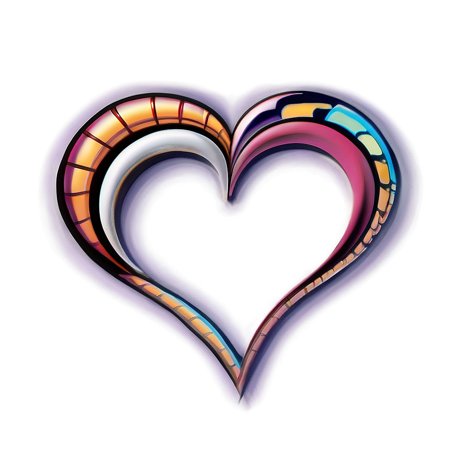 Heart Doodle D PNG image