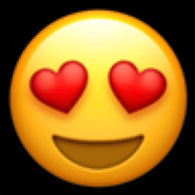 Heart Eyes Emoji Expression PNG image