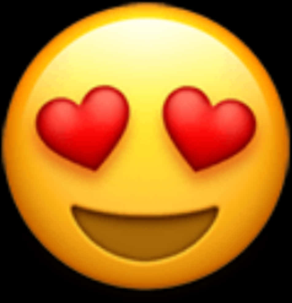 Heart Eyes Emoji Love Expression PNG image