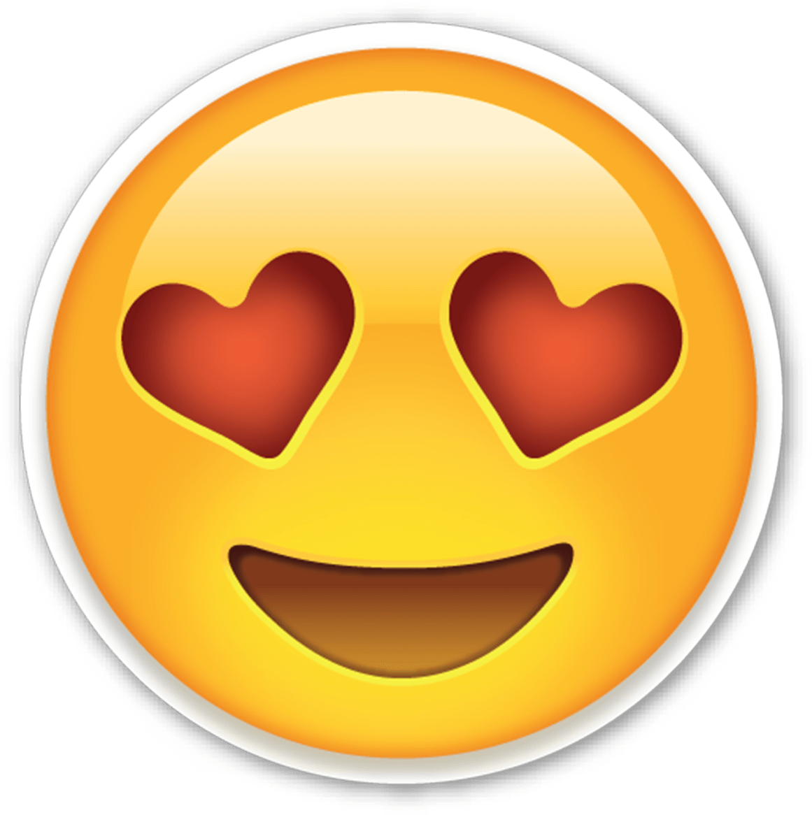 Heart Eyes Emoji Love Reaction.png PNG image