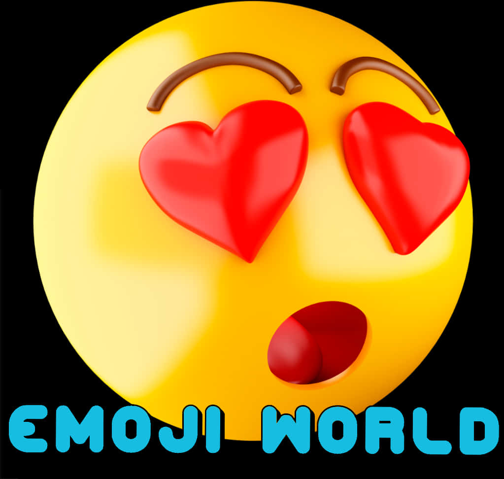 Heart Eyes Love Emoji PNG image