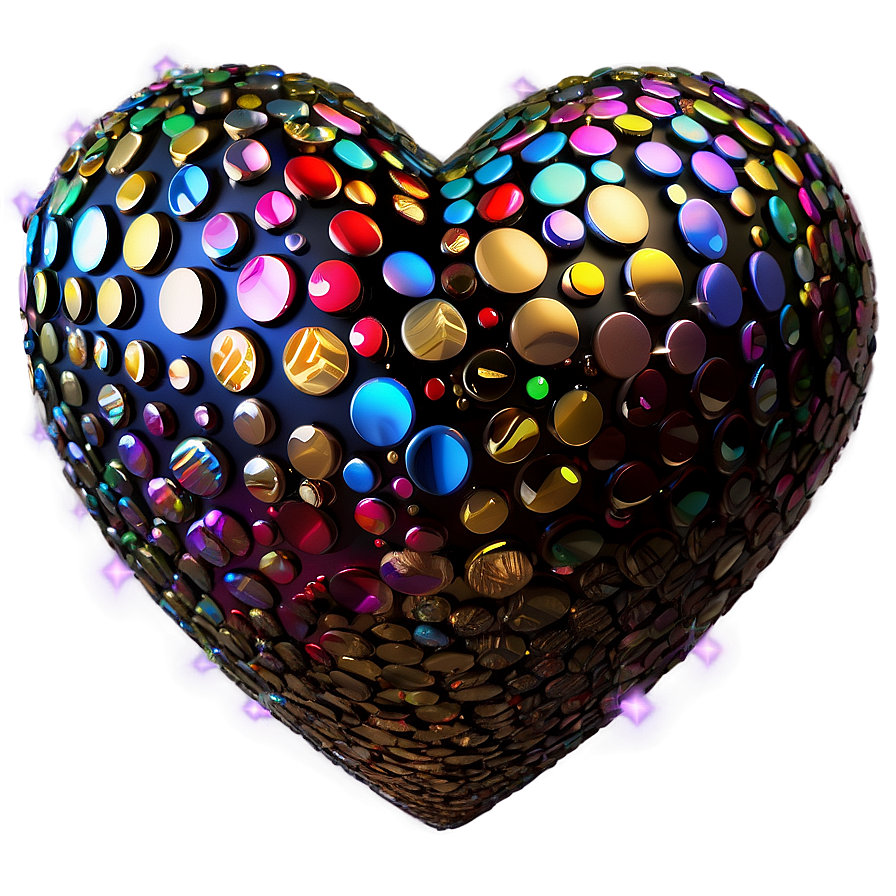 Heart Full Of Glitter Png 06272024 PNG image