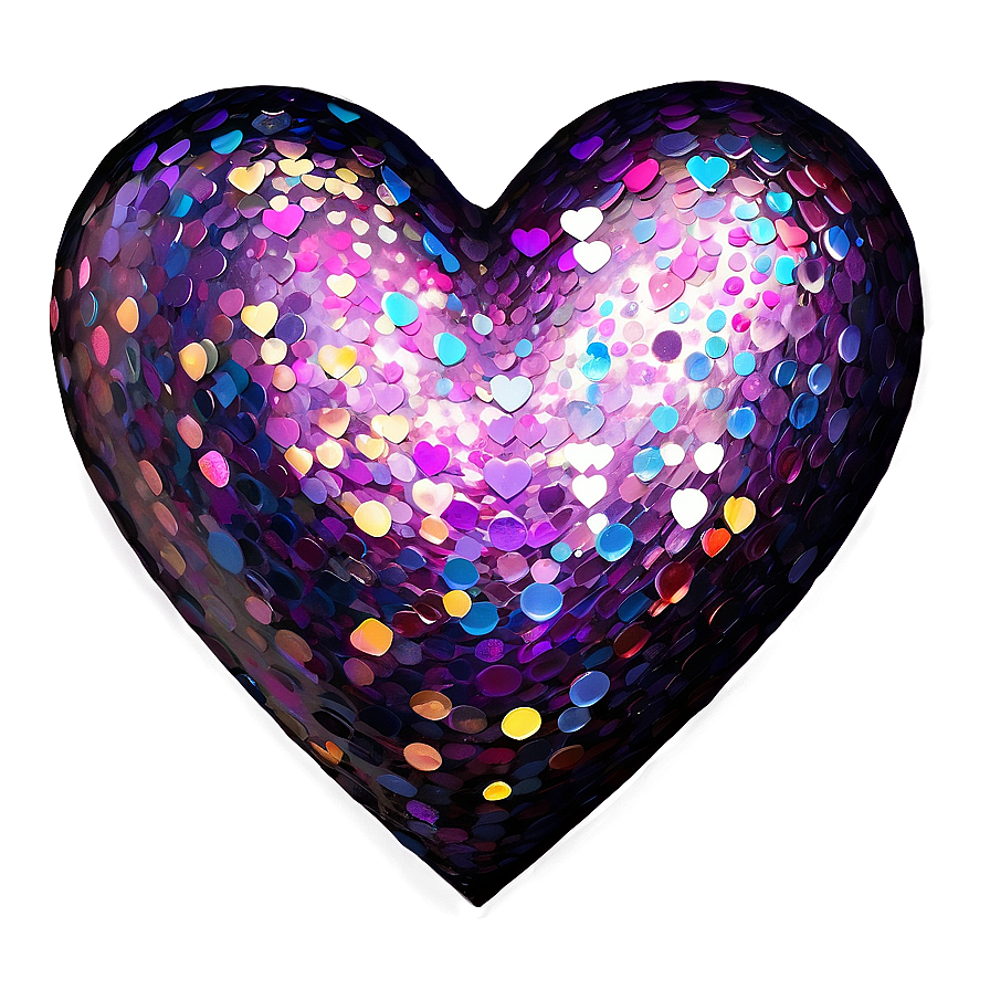 Heart Full Of Glitter Png Oun43 PNG image