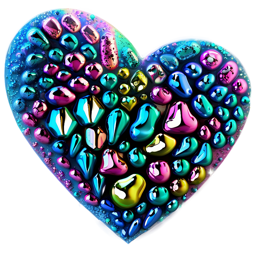 Heart Full Of Glitter Png Waf PNG image