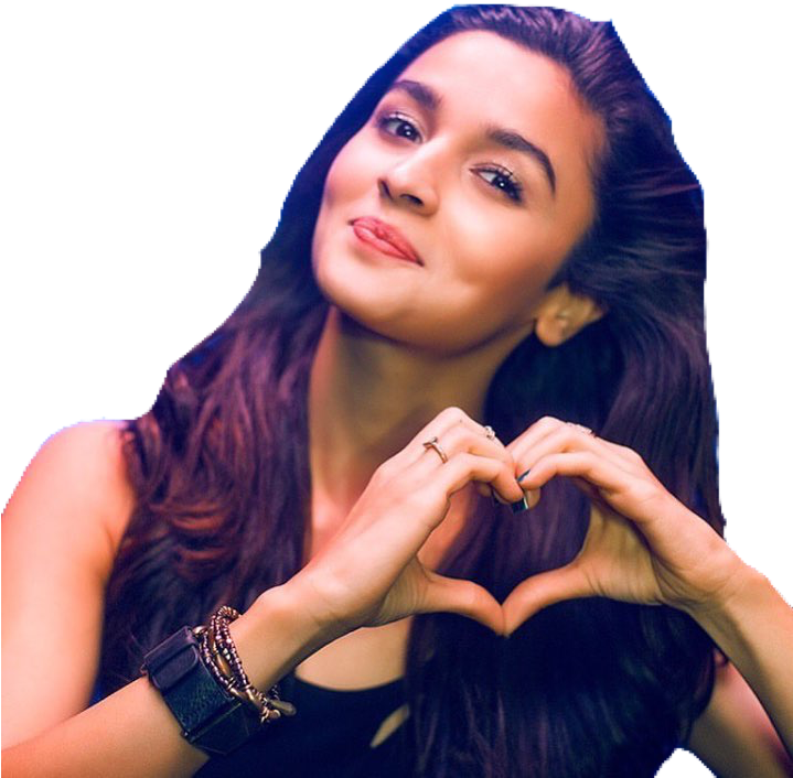 Heart Gesture Woman Smile PNG image