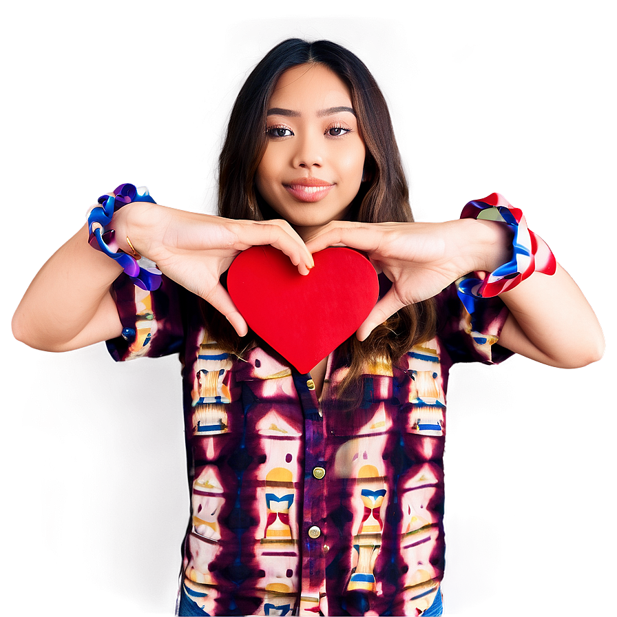 Heart Hands Art Png Tiy PNG image