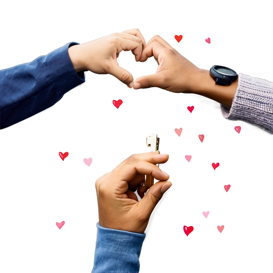 Heart Hands Celebration Png 71 PNG image