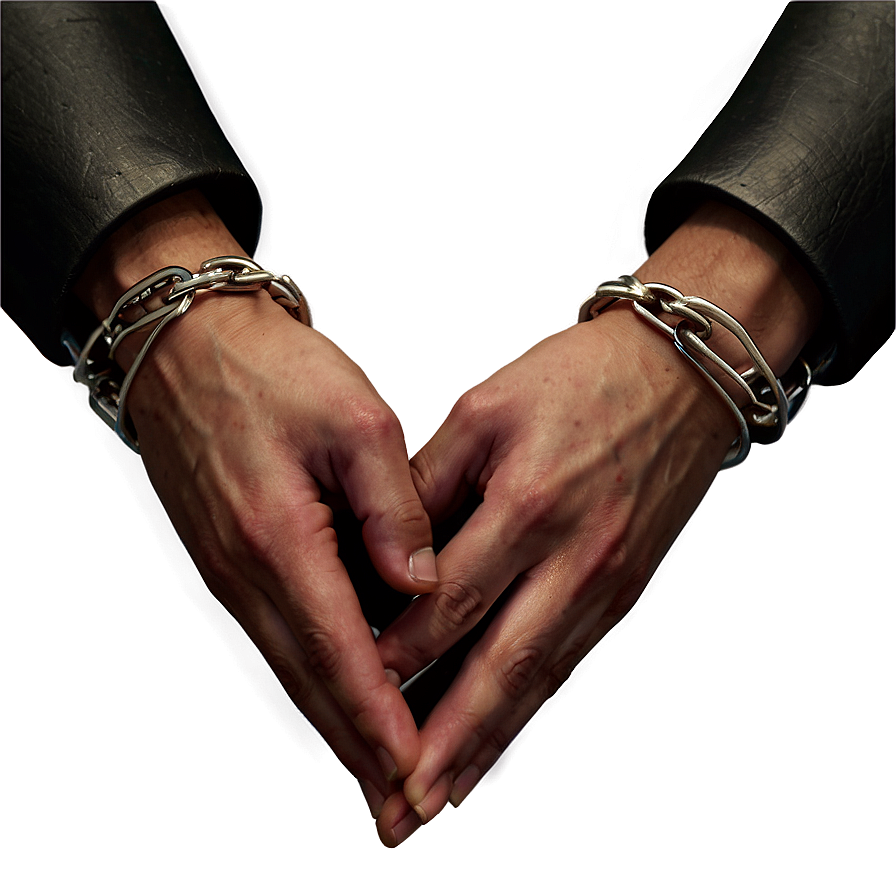 Heart Hands Chain Png 06292024 PNG image