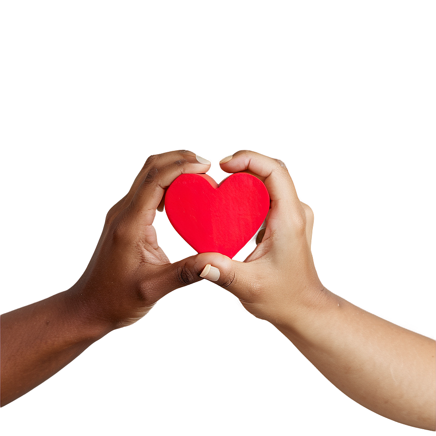 Heart Hands D PNG image