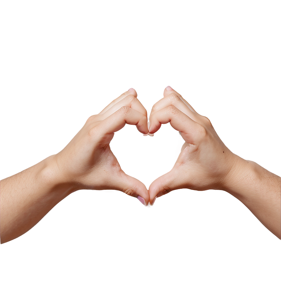 Heart Hands Outline Png 06292024 PNG image