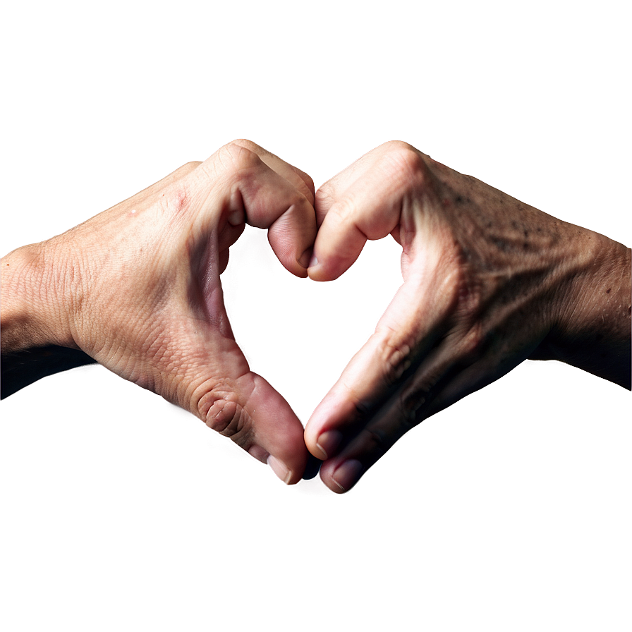 Heart Hands Reaching Png 06292024 PNG image