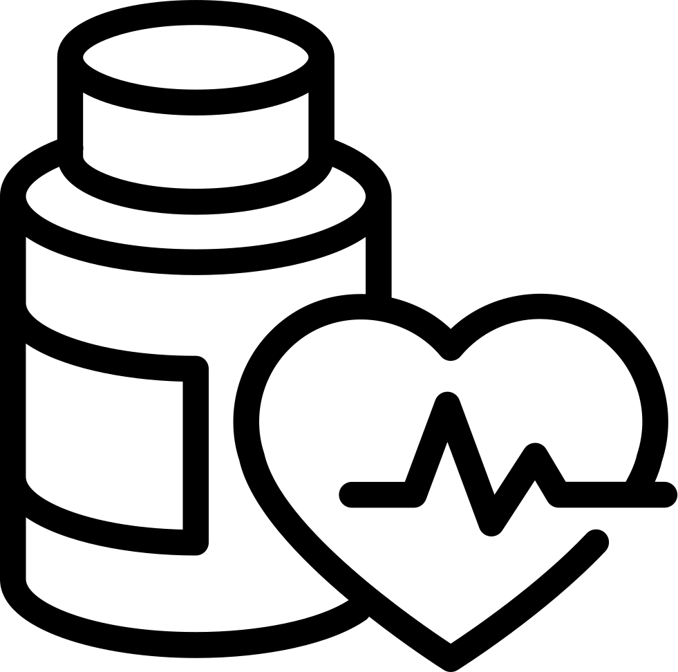 Heart Health Supplement Icon PNG image