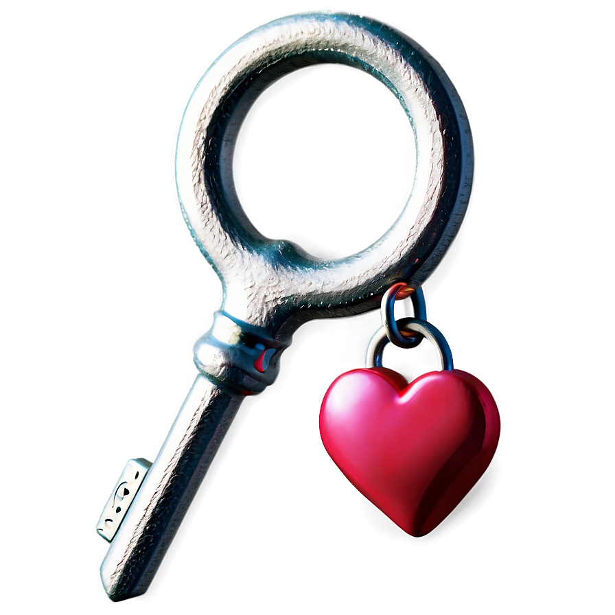 Heart Key Png 05042024 PNG image