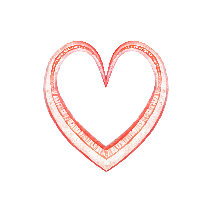 Heart Line Frame Png Xxy84 PNG image