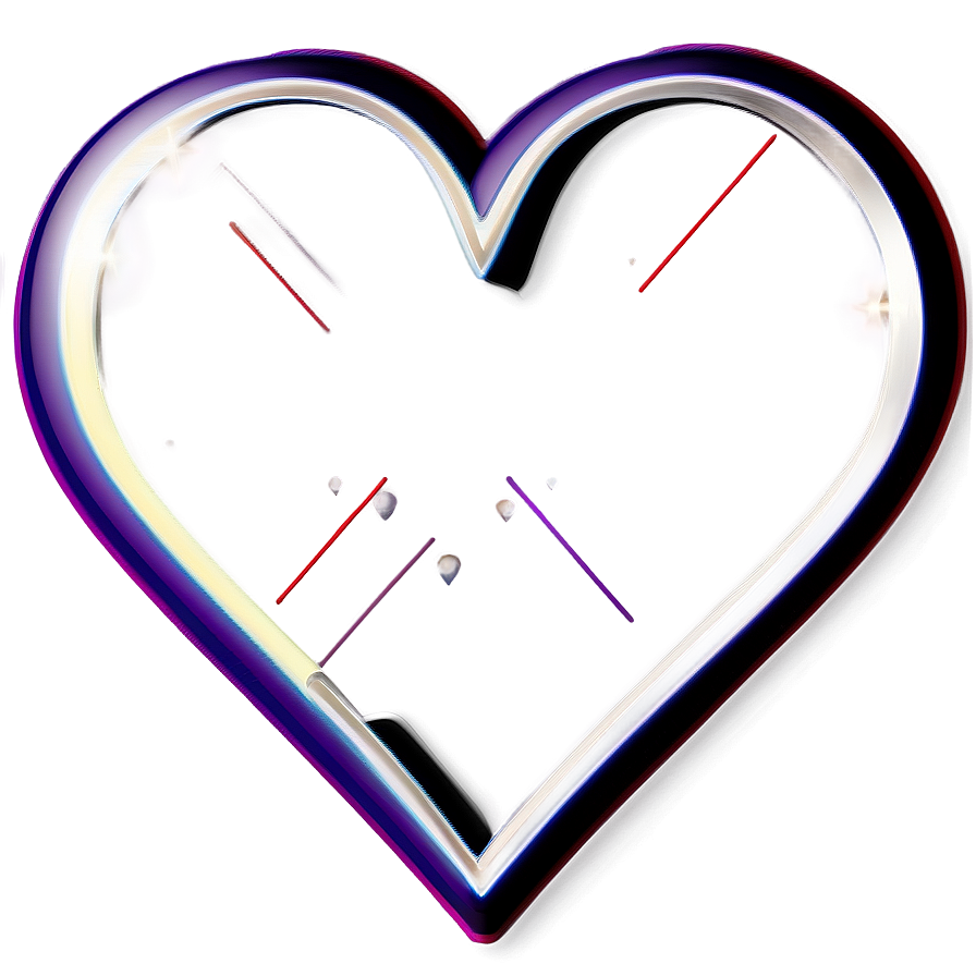 Heart Line Vector Png 32 PNG image