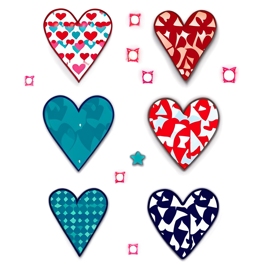 Heart Love Patterns Png 47 PNG image