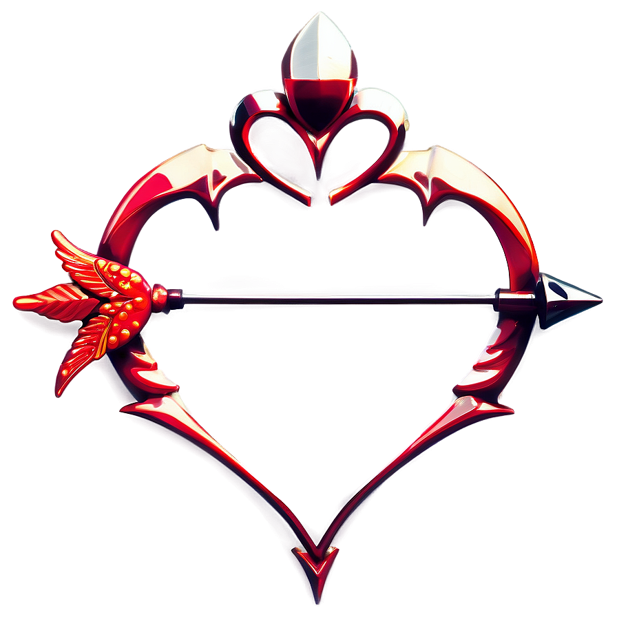 Heart Piercing Cupid Arrow Png 79 PNG image