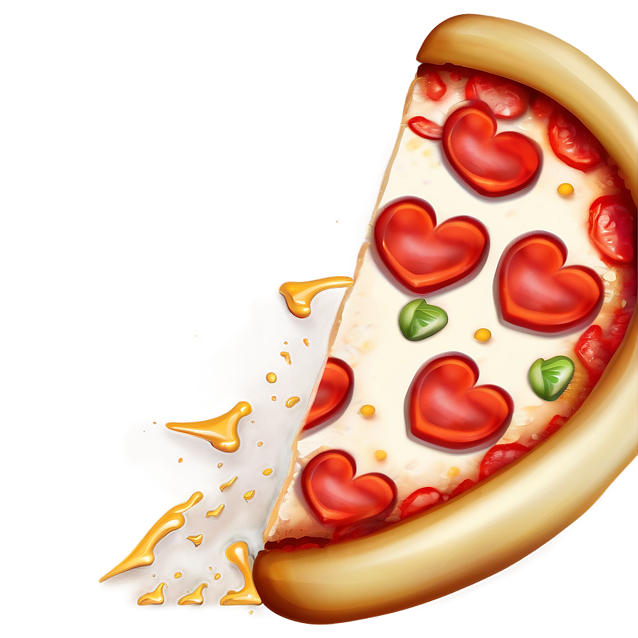 Heart Pizza Emoji Png 27 PNG image