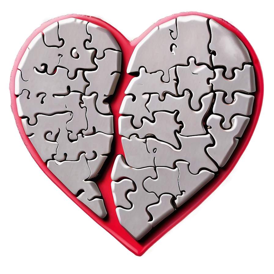 Heart Puzzle Piece Drawing Png 99 PNG image