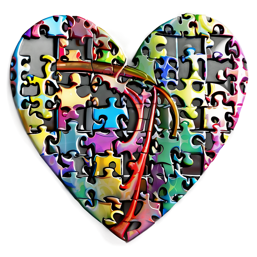 Heart Puzzle Piece Png C PNG image