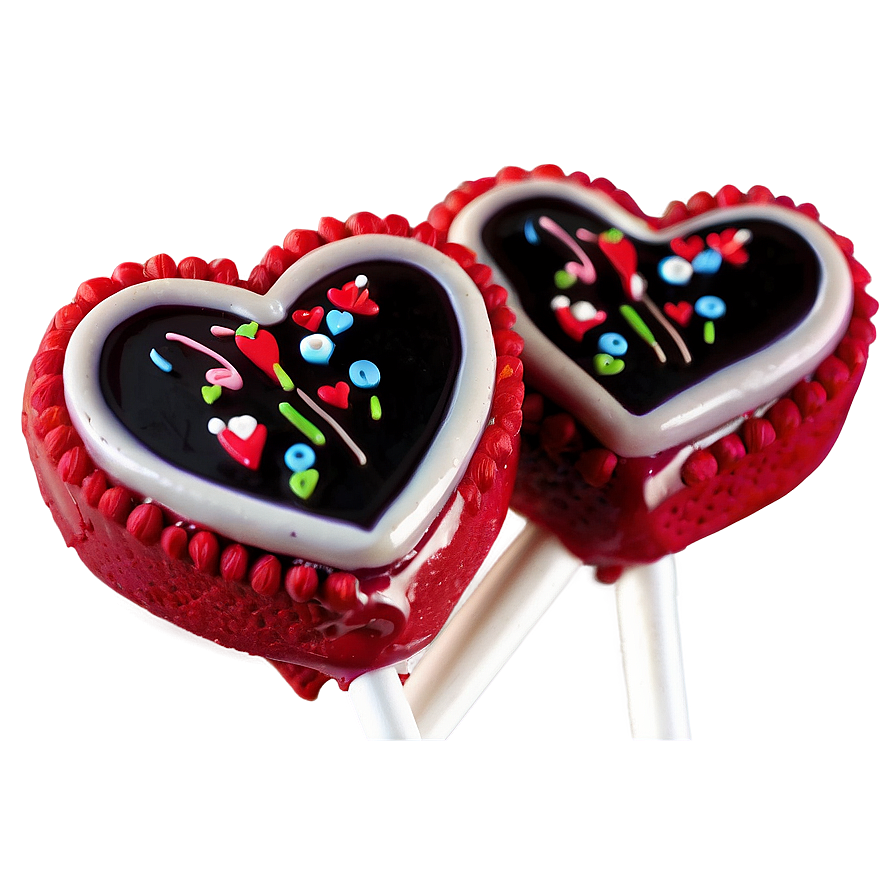 Heart-shaped Cake Pops Png Mnn PNG image