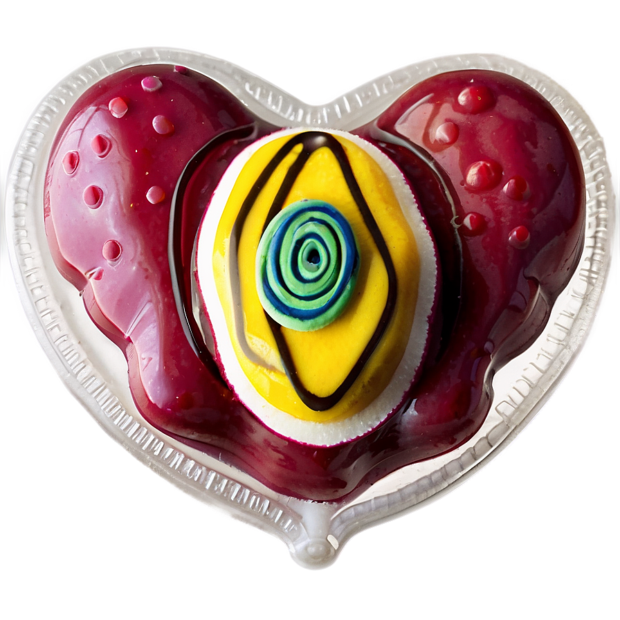 Heart Shaped Candy Png 06122024 PNG image