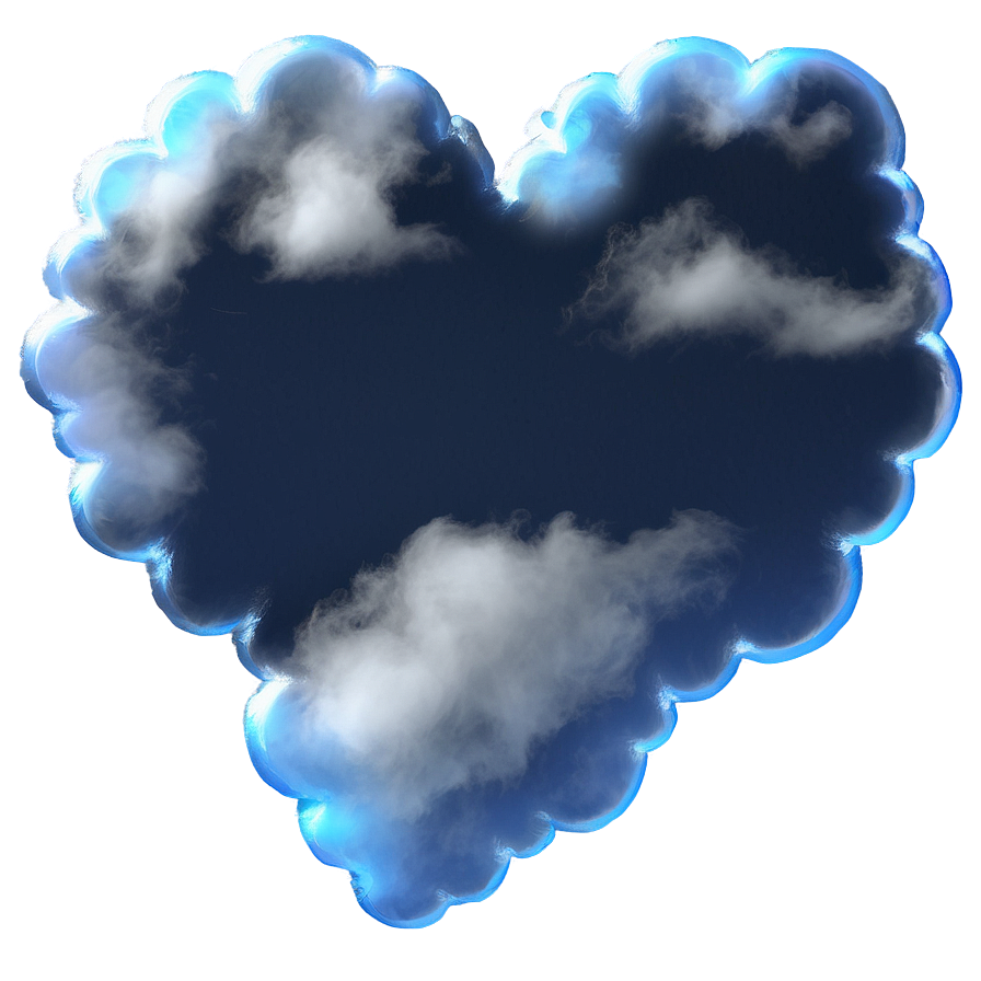 Heart-shaped Cloud Png 04302024 PNG image