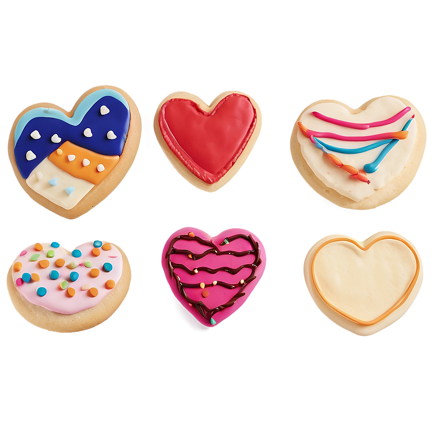 Heart Shaped Cookie Png 05042024 PNG image