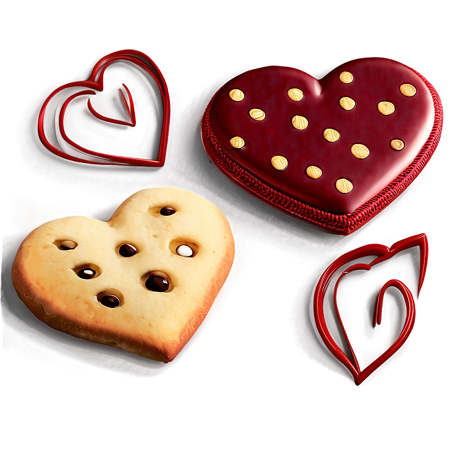 Heart Shaped Cookies Png A PNG image