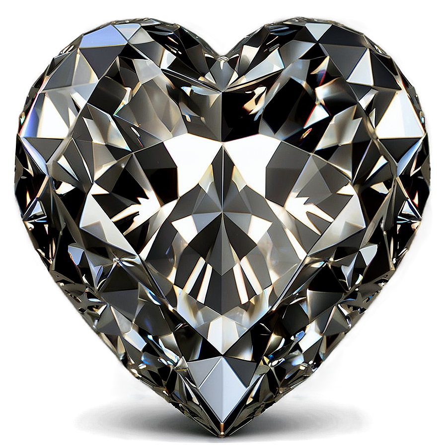 Heart Shaped Diamond Png Thv PNG image