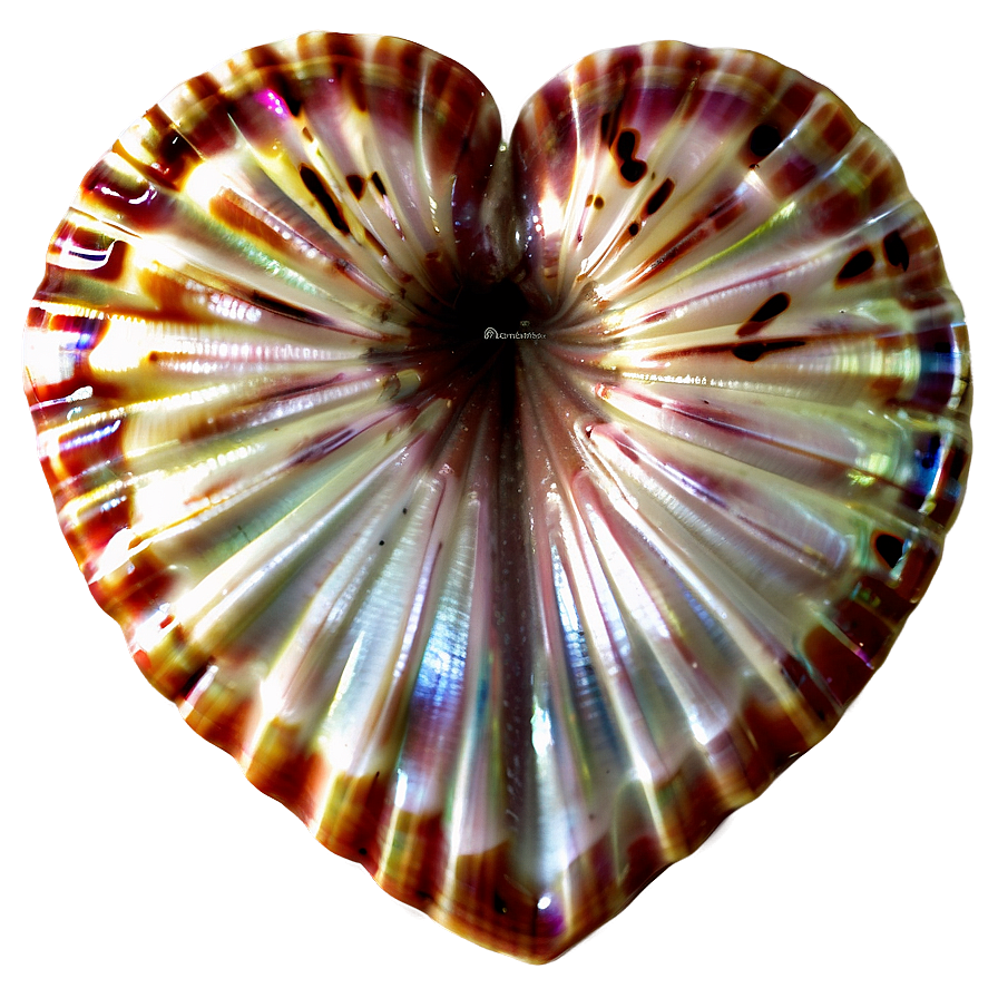 Heart Shaped Shells Png 06212024 PNG image