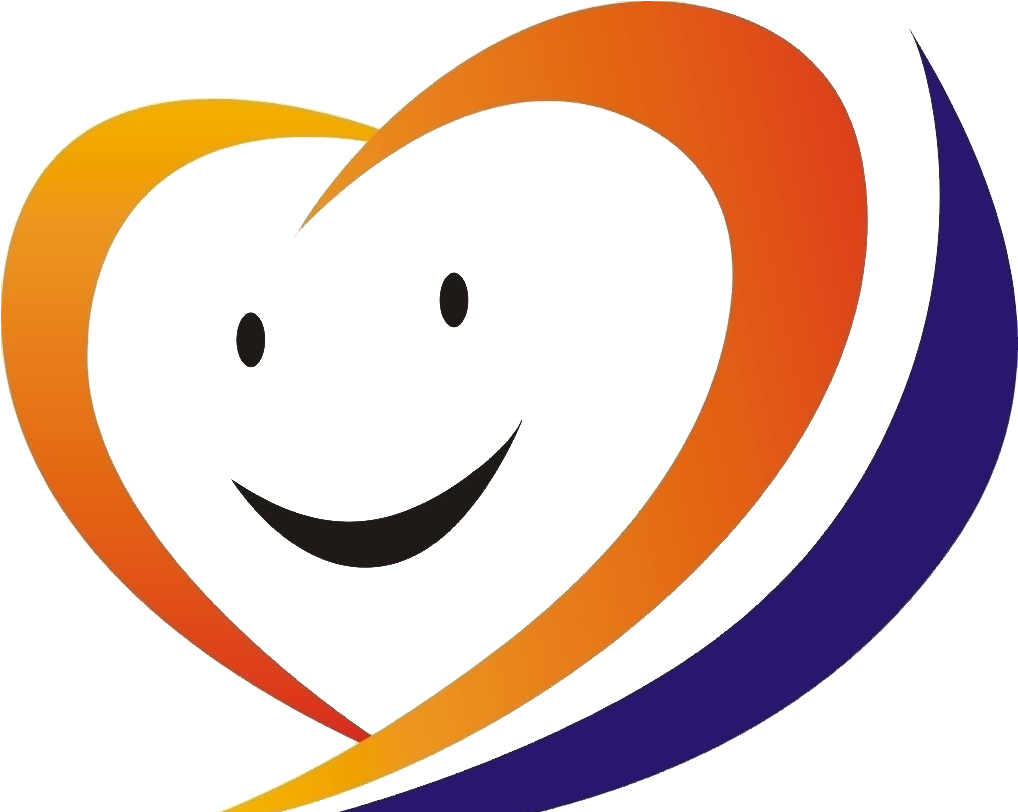 Heart Shaped Smiley Graphic PNG image