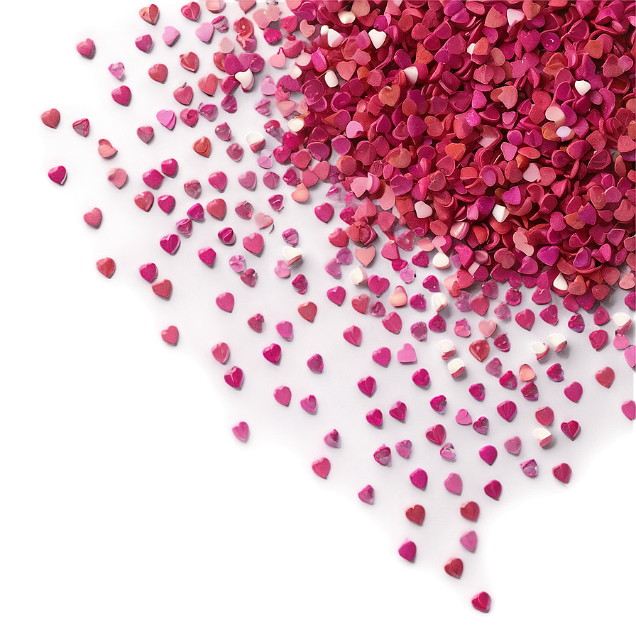 Heart Sprinkles Png 64 PNG image